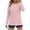 Pink, variant on Pisexur Women's UPF 50+ Sun Protection Long Sleeve Shirt, Round Neck Quick Dry Workout Top, Lightweight Breathable UV Tee for Hiking Running Daily Wear Black,M