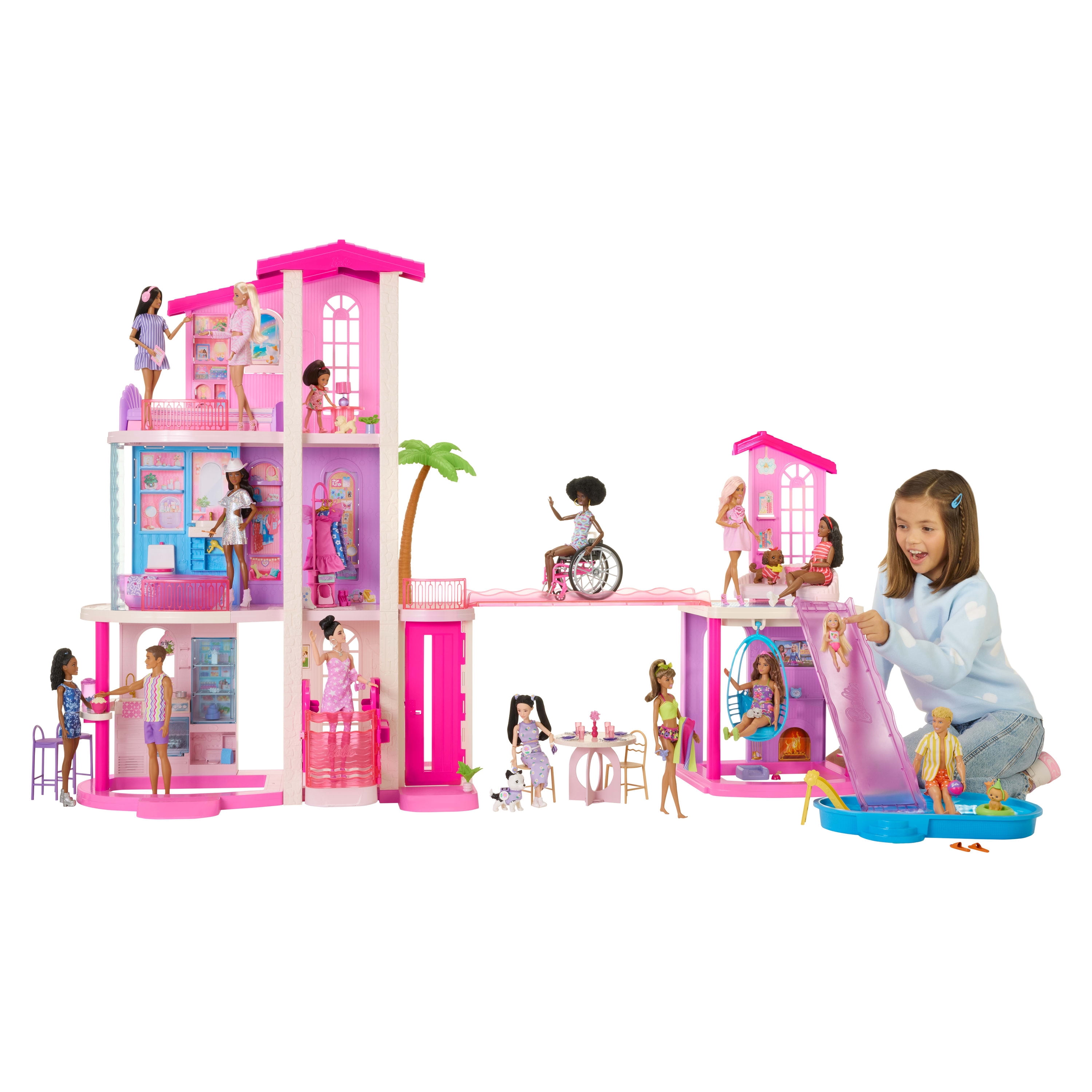 Barbie La Maison de Rêve de Barbie 2026 avec plus de 65 éléments