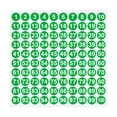 thumbnail image 2 of QTOCIO 1 Inch 1 To 100 Number Combination Stickers Sheets For Note Decoration, 2 of 4