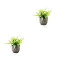 thumbnail image 4 of Decodeary Green Eco-friendly Artificial Money Tree In Pot Long-lasting Durability Realistic Appearance white rose 2Set, 4 of 6