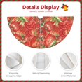 thumbnail image 3 of Fotbe Strawberry Pattern Christmas Tree Skirt, Tree Skirts Plush Christmas Decorations, Christmas Tree Skirts Xmas Decorations Holiday Party Decor-48", 3 of 6