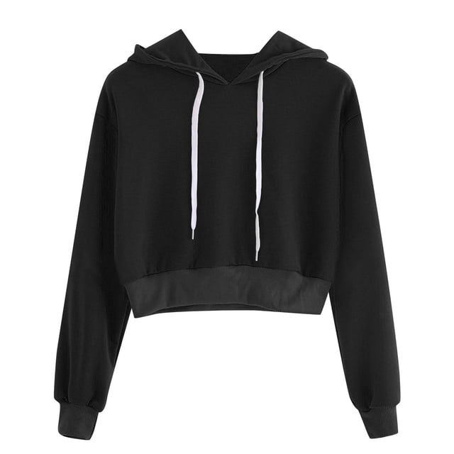 Ketyyh-chn99 Chandail à Col Rond pour Femmes, Blouse Mode Ample à Manches Longues, T-Shirt Côtelé Extensible à Col Rond, Ajusté, Décontracté, Basique, Hauts, Noir, G