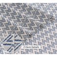 thumbnail image 4 of Ruvanti 100% Cotton Sheets - Crispy Cooling Percale Sheets For Full Size Bed, Breathable & Durable Full Sheet Set, 16 Inches Deep Pocket Bed Sheets, Chevron, 4 Pieces, 4 of 5