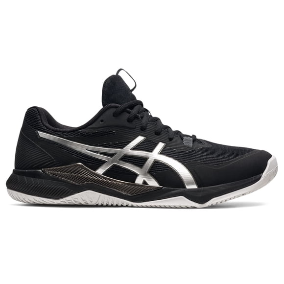 ASICS Men's Gel-Tactic Indoor Sport Shoes, 12.5, Black/Pure Silver