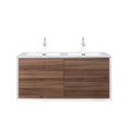 thumbnail image 2 of SERA Fleur Bathroom Vanity Walnut, 2 of 7