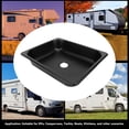 thumbnail image 4 of 304 Stainless Steel RV Sink, Square Undermount Kitchen Sink, Scratch Resistant Bathroom Wash Basin, 298 X 238mm Embedding Opening for RVs, Campervans, Boats, 4 of 7