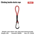 thumbnail image 2 of Pompotops Outdoor Elastic Rope Mountaineering Hook Multifunctional Camping Portable Elastic Rope Buckle Ceiling Pull Rope Ground Nail Tent Accessories Clearance, 2 of 3