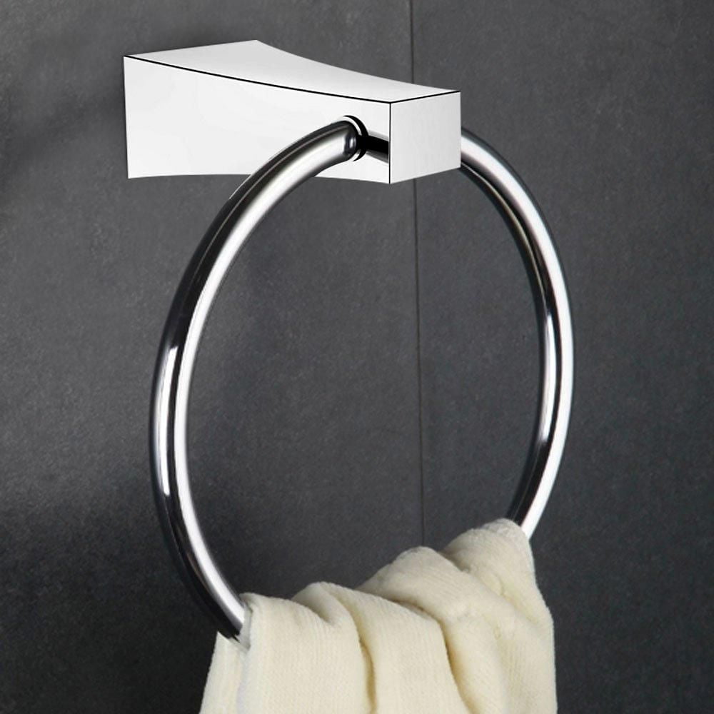 Avanities Anneau porte-serviettes en laiton au fini chromé AI-34603