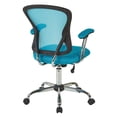 thumbnail image 2 of Juliana Task Chair with Blue Mesh Fabric Seat, 2 of 3