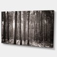 thumbnail image 2 of Beautiful Misty Forest in the Autumn - Forest Canvas Art Print, 2 of 3
