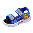 thumbnail image 1 of IUJSOY Kid Sandals Boy Summer Open Toe Sports Sandals Adjustable Straps for Toddler Little Big Kid, 1 of 5