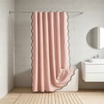 thumbnail image 1 of Grand Rideau de Douche en Polyester Imperméable avec Oeillets Inoxydables, 70,87 X 78 Pouces, Couleurs Multiples, Facile à Installer et à Nettoyer, 1 of 6