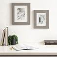 thumbnail image 2 of DesignOvation Museum 6" x 8" Matted to 4" x 6" Grey Picture Frame, 2 of 8