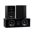 thumbnail image 3 of Fluance Elite High Definition Compact Surround Sound Home Theater 5.1 Channel Speaker System including 2-Way Bookshelf, Center Channel, Rear Surrounds and DB10 Subwoofer - Black Ash (SX51BC), 3 of 8