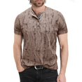 thumbnail image 1 of Hiiyo Men's Ripped Short Sleeve T Shirt Summer Daily Tshirt, 1 of 4