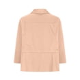 thumbnail image 4 of AherBiu Plus Size Blazer Jackets for Women Open Front Ruffle Lapel Business Casual Office Work Outwear, 4 of 6