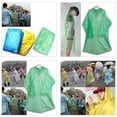 thumbnail image 4 of Emergency Disposable Rain Poncho for Adults Lightweight Outdoor Hiking Camping 5PCS, 4 of 5
