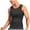 Dark Gray, variant on Pitauce Compression Shirts for Men Tummy Control Body Shaper Slimming Undershirt Tank Top Shapewear with Zipper