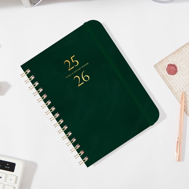 Tranfacy Home Decorations,School Supplies,July 2025 to 2026 Schedule Planner with Date Notes