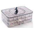 thumbnail image 1 of POINTERTECK Boîte de Rangement pour Bijoux Transparente pour Femmes Grande Capacité Boîtes à Bijoux pour Collier Boucles d'Oreilles Élastiques à Cheveux, 1 of 4