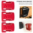 thumbnail image 3 of 5Pcs Battery Mount Holder Plastic Battery Dock Holder Heavy Duty Power Tool Hanger, 3 of 10
