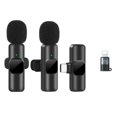 thumbnail image 1 of Microphone Lavalier Sans Fil Portable Audio Enregistrement Vidéo Mini Micro pour Diffusion en Direct Jeu Téléphone Micro, 1 of 5