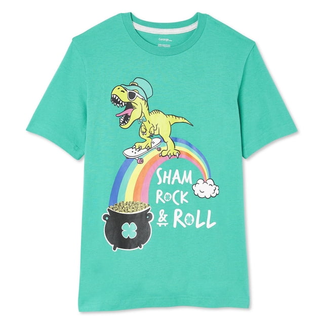 T-shirt avec imprimé graphique à manches courtes George pour garçons