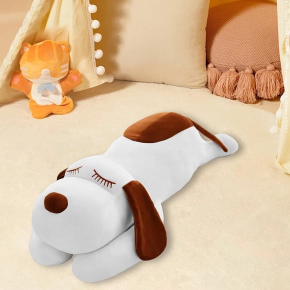CQCYD Clearance Toys under $5 Dog Plush Stuffed Animal- Dog Plush Pillow Plushies, Sleeping Dog Plush Toy, Cute Hugging Dog Stuffed Animal, Birthday Gifts for Kids Girls Boys