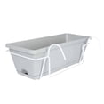 thumbnail image 2 of jinwen Balcony Hanging Railing Planter Lawn Outdoor Easy Installation Vegetable Box White, 2 of 9