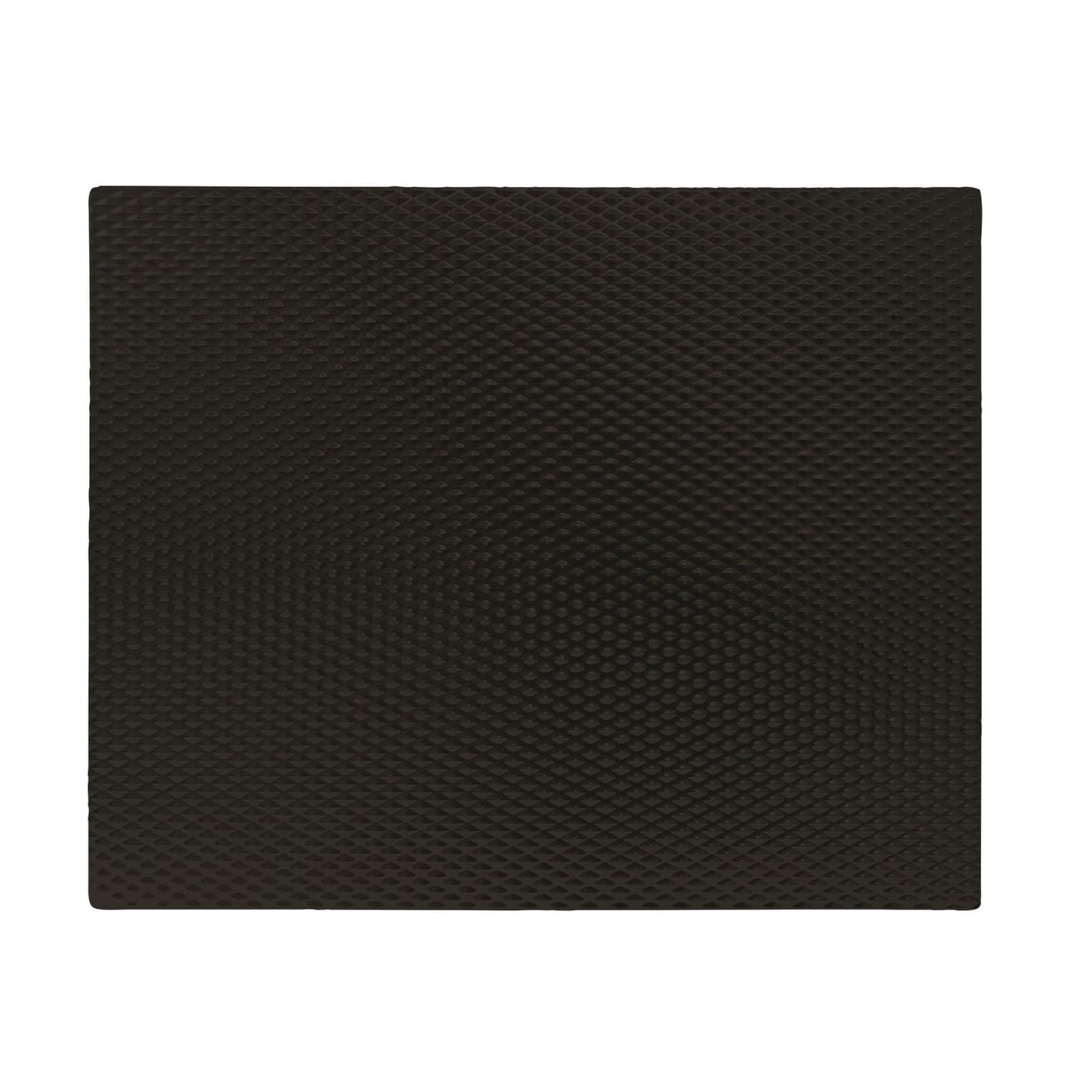 Tapis de comptoir antidérapant noir mat 14 x 17 pouces