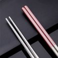 thumbnail image 4 of Ensemble de Couverts, Baguettes de Voyage en Acier Inoxydable Durables pour Étudiants, 4 of 8