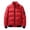 Red, variant on RKSTN Puffer Jacket Men Solid Color Stand-up Collar winter Warm Down Jacket Casual Long Sleeve Cotton Padded jacket with Pockets