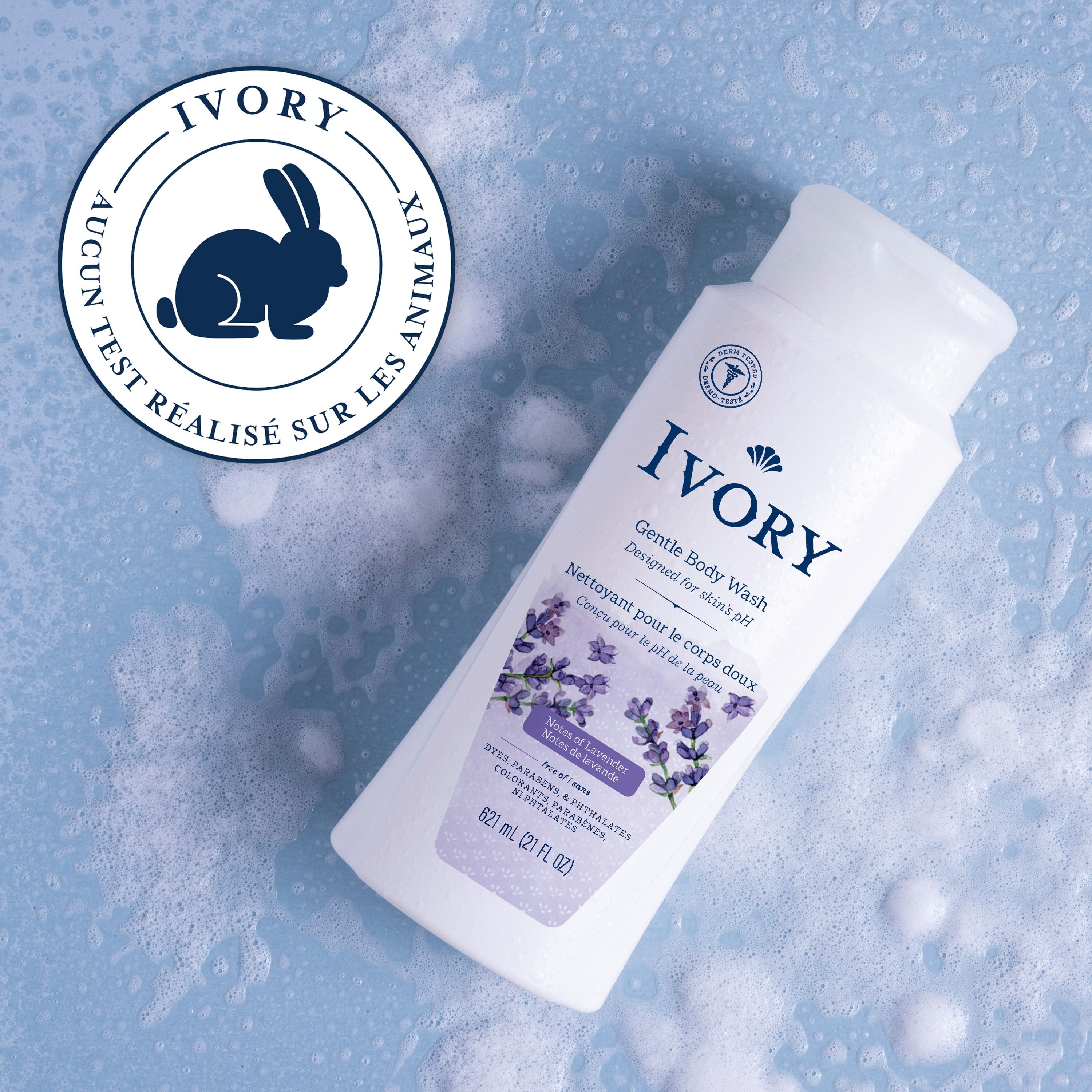 Ivory Nettoyant pour le Corps Doux, Notes d'Aloès