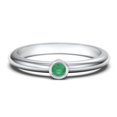 thumbnail image 1 of Classic Bezel Set Birthstone Ring - Emerald (May), 1 of 4
