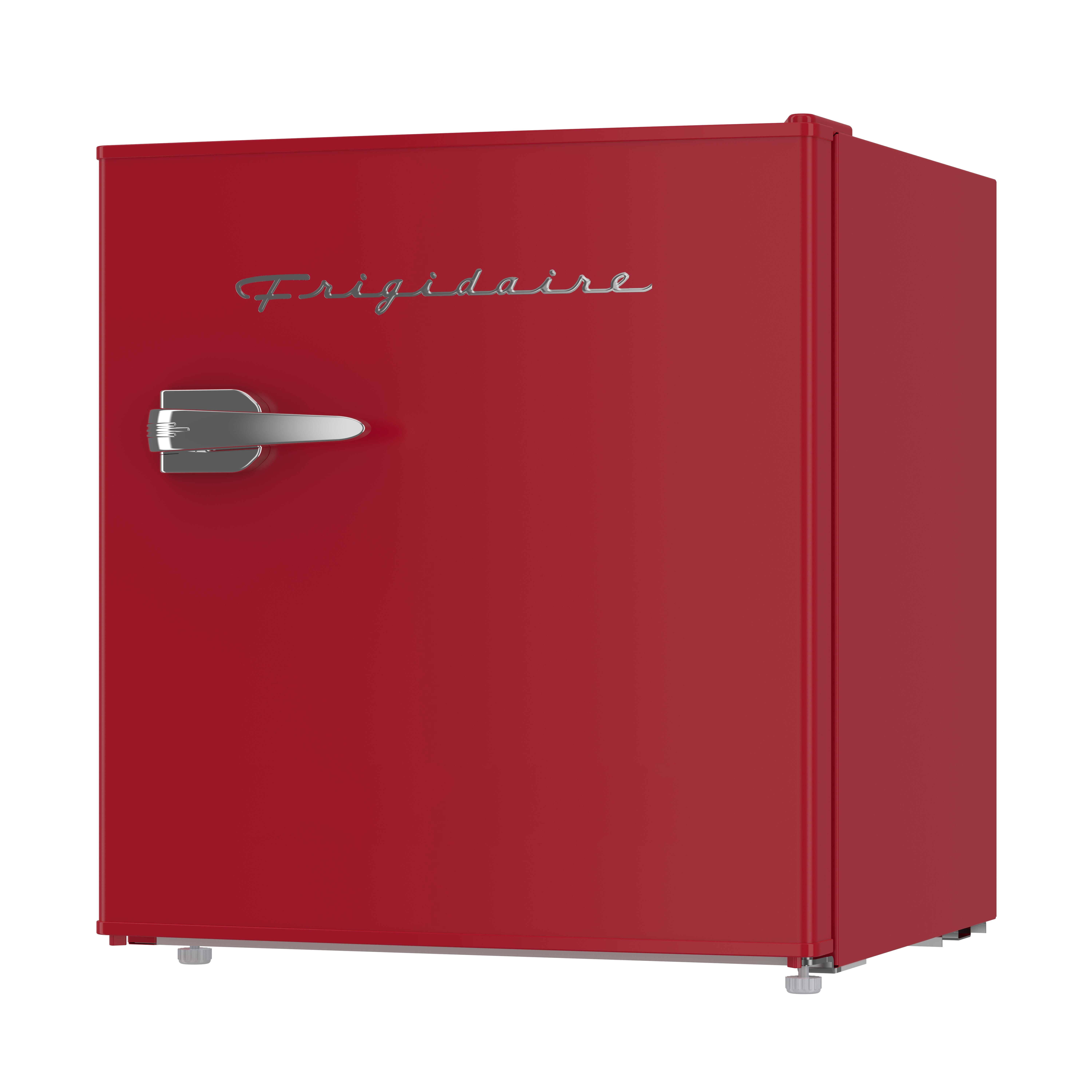 Mini-réfrigérateur rétro Frigidaire 1,6 pi³ avec ouvre-bouteille latéral, réfrigérateur compact avec compartiment congélateur, rouge