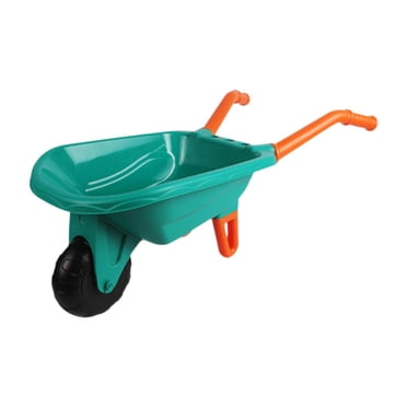 Siruishop Children Sand Wheelbarrow Kids Gardening Wagon for Yard Gardening Girls Boys Green