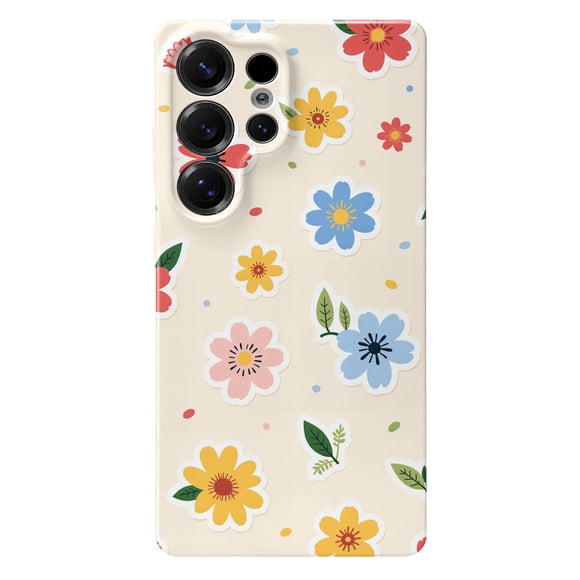 SKLYDDI Cute Aesthetic Blue Case for Galaxy A03 Core