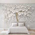 thumbnail image 1 of 3D Wallpaper Golden White Tree SKU# WAL0266, 1 of 1