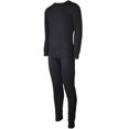 thumbnail image 2 of SLM Men's Two Piece Fleece Thermal Underwear Set Long Johns Top and Bottom Gift, 2 of 2