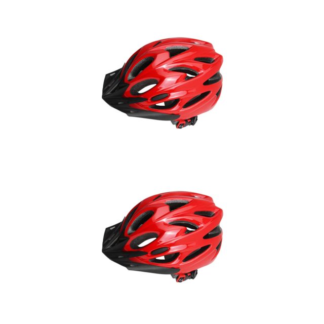 ZheElen PC Confortable Vélo pour Hommes - Léger Résistance à l'Air Réduite Résistance aux Impacts Réglable Sans Fardeau Conduite Rouge 2 Ensembles