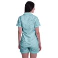thumbnail image 4 of Moomaya Sleep Sets For Women With Shorts Pj Printed Short Sleeve Sleep Tops, 4 of 6