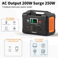 thumbnail image 2 of Flashfish 200W Portable Power Station, 40800mAh Solar Generator, Portable Generator for Camping Travel Emergency, 2 of 8