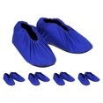 thumbnail image 1 of Unique Bargains Couvre-Chaussures, 5 Paires de Protège-Chaussures Réutilisables pour l'Intérieur, Bleu, 1 of 6