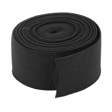 Unique Bargains Tailleur Élastique Élastique pour Tricot et Couture Noir 2,73 Yards