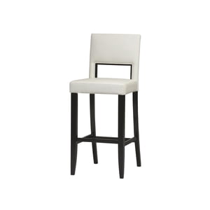 Tabouret de barre blanche Wallace