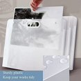 thumbnail image 3 of Plastic Art Portfolio, Large Art Portfolio with Handles,Waterproof Portfolio Folder for Artwork, Arts Storage Case for Drawing Sketch Photography Poster, 3 of 3