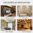thumbnail image 3 of 40mm Stainless Steel Flat Pressure Roller Wallpaper Apply DIY Hand Roller Plate Tool, 3 of 14