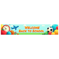 thumbnail image 2 of Colorful Welcome Back to School Banner with Apple Airplane Balloon and Star Elements Backdrop Party Decorations for School Events Opening Ceremonies Classroom Decor Photo Props, 2 of 4