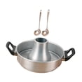 thumbnail image 2 of Elodie Mini Hot Pot Easy Carrying Sturdy Camping Cooker for Home Restaurant Parties 24cm, 2 of 8