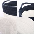 thumbnail image 4 of Unique Bargains Large Storage Baskets Cotton Rope Basket Woven Laundry Basket with Handle, 4 of 6